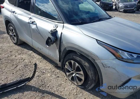 2020 Toyota Highlander Hybrid Xle z USA, uszkodzony, nr VIN 5TDHBRCH3LS503610